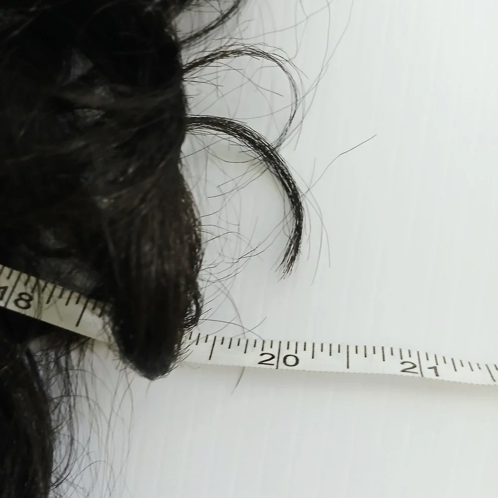 Yaki Headband Wig 20 Inch Curly Natural Black Synthetic Hair Glueless  NEW‎